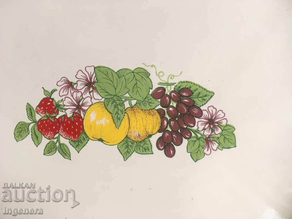 Delivery of TRAY DISH ENAMELED Delivery of TRAY DISH ENAMELED