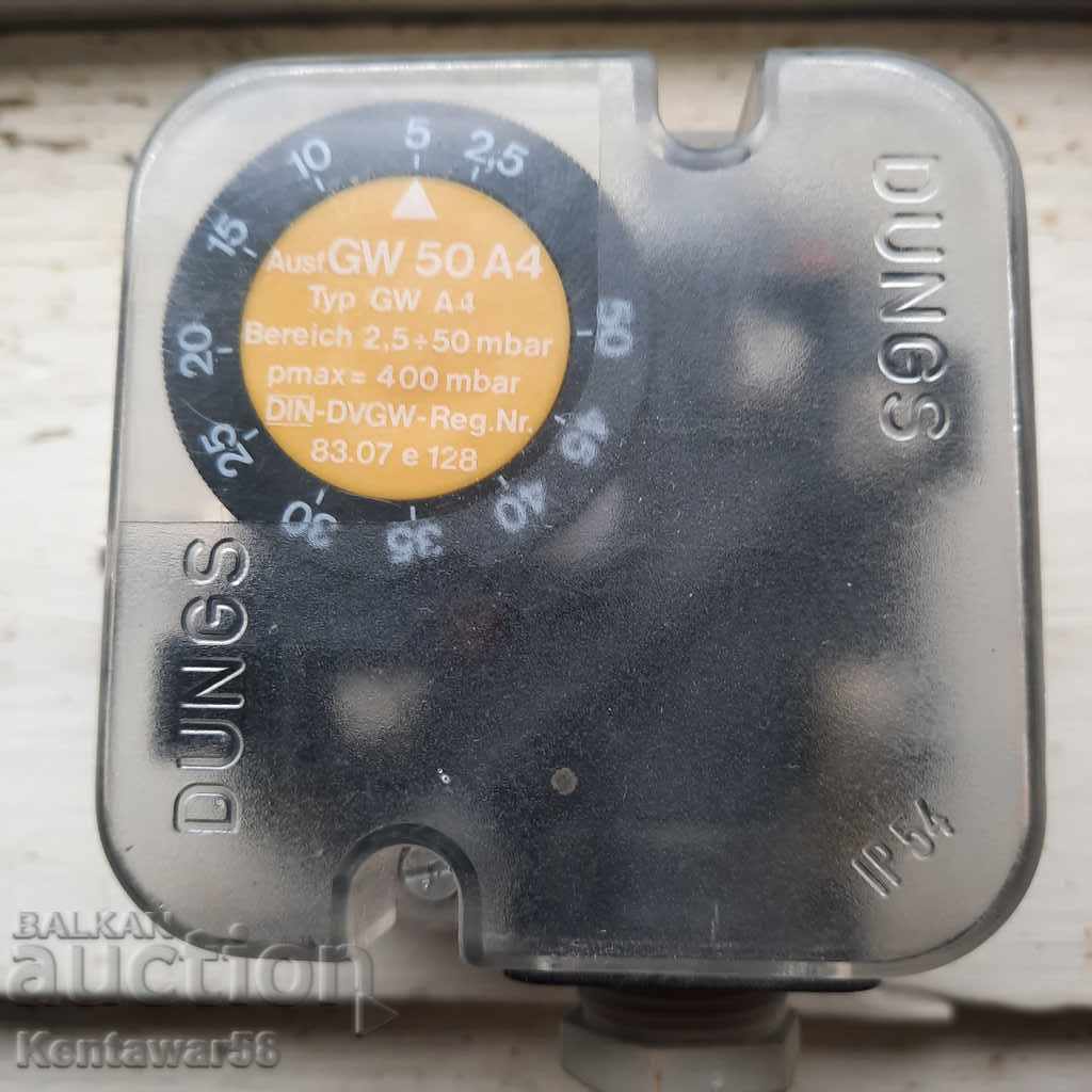 Реле за налягане (пресостат) " DUNGS " GW 50 A4 - нов