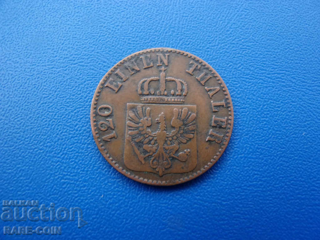 IX (1) Prussia 3 Pfennig 1865 Rare με τιμή € 5.11 | 9.99 BGN