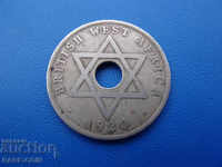 IX (6) British West Africa 1 Penny 1920 H Rare