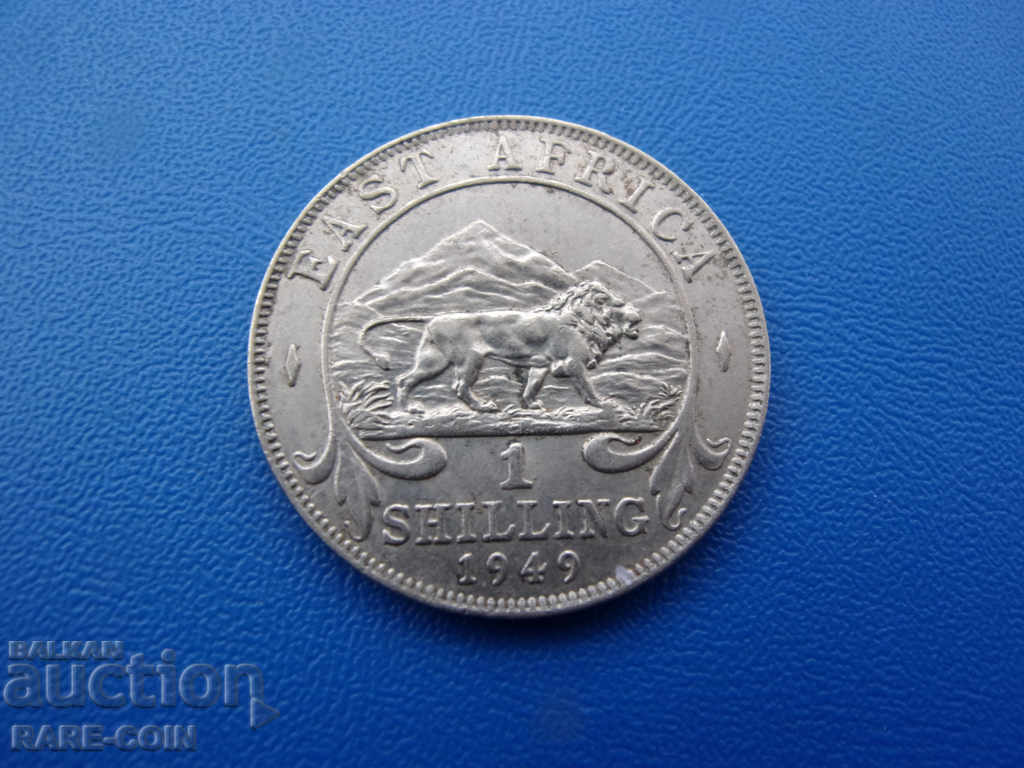 IX (14) Βρετανική Ανατολική Αφρική 1 Shilling 1949 KN