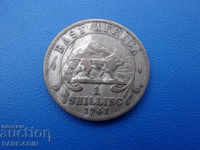 IX (15)  Британска Източна Африка 1 Шилинг 1941  Сребро