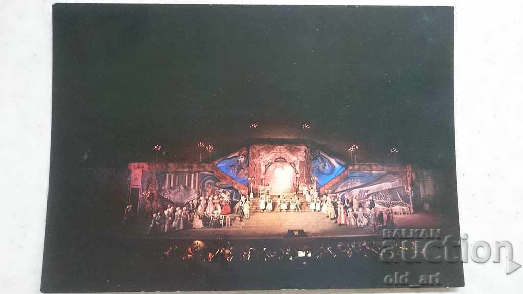 Felicitare poștală - Macerata, Italia, Festival de operă de vară