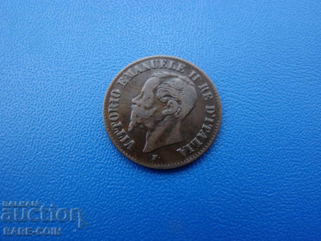 IX (62) Ιταλία 2 Centesimi 1861 M Σπάνια με τιμή € 6.14 | 12.01 BGN