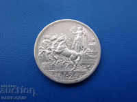 IX (70) Italia 2 Liretti 1915 Argint Rare