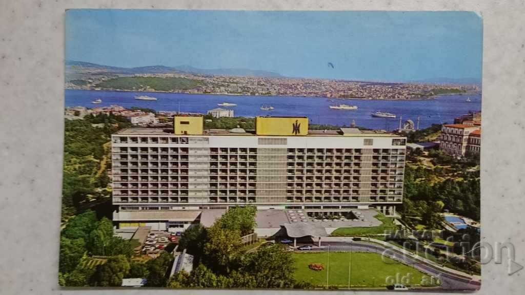 Postcard - Istanbul, Hilton Hotel