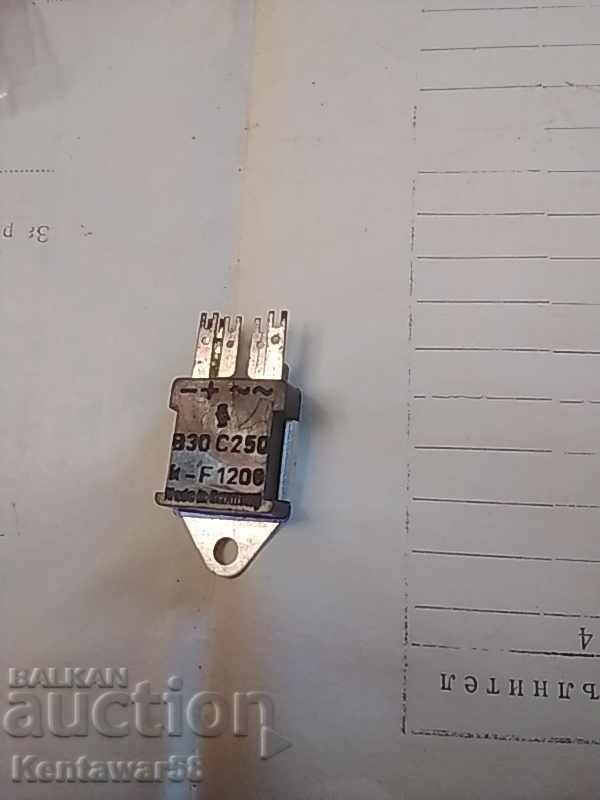 Scheme Gretz (bridge rectifier) B30 C250 - new.