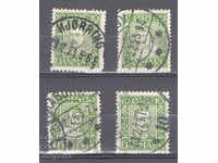 1924. Danemarca. 300 de ani de servicii poștale daneze.