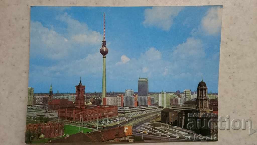 Пощенска картичка - Берлин, Центърът