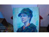 Old oil painting - Brigadier