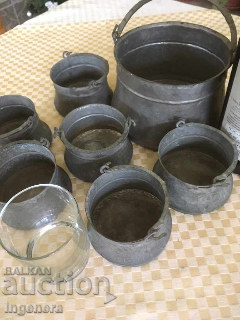 BOILER BOILER MINI BOILERS COPPER -7 PCS - 6