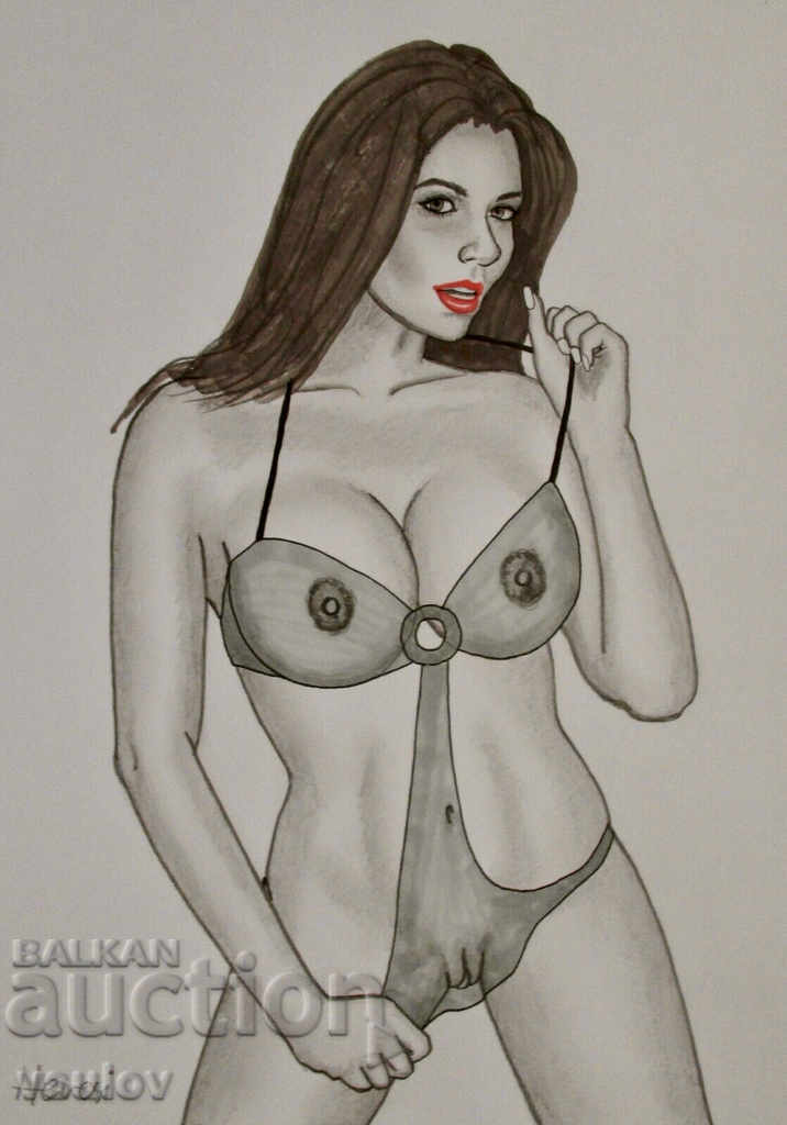 Picture painted naked girl woman sexy nude act Picture painted naked girl woman sexy nude act