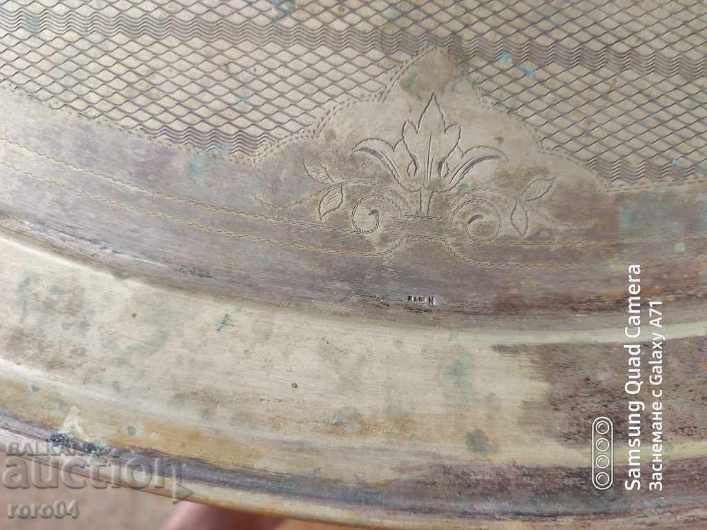 Delivery of MAJOR OLD HUGE SILVER TRAY - TOP CONDITION Delivery of MAJOR OLD HUGE SILVER TRAY - TOP CONDITION