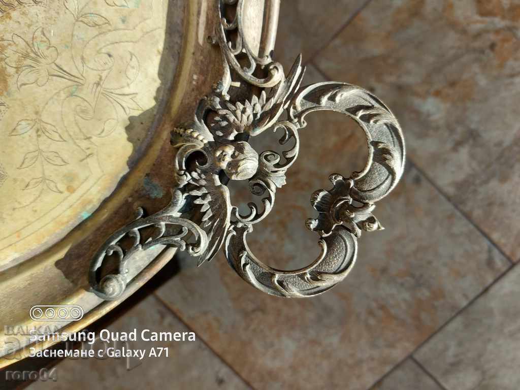 MAJOR OLD HUGE SILVER TRAY - TOP CONDITION - 5 MAJOR OLD HUGE SILVER TRAY - TOP CONDITION - 5