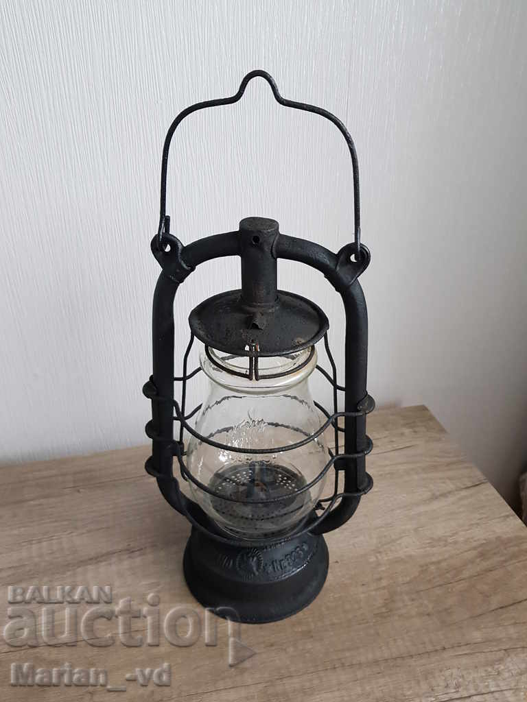 Old German German lantern, lamp, World War I