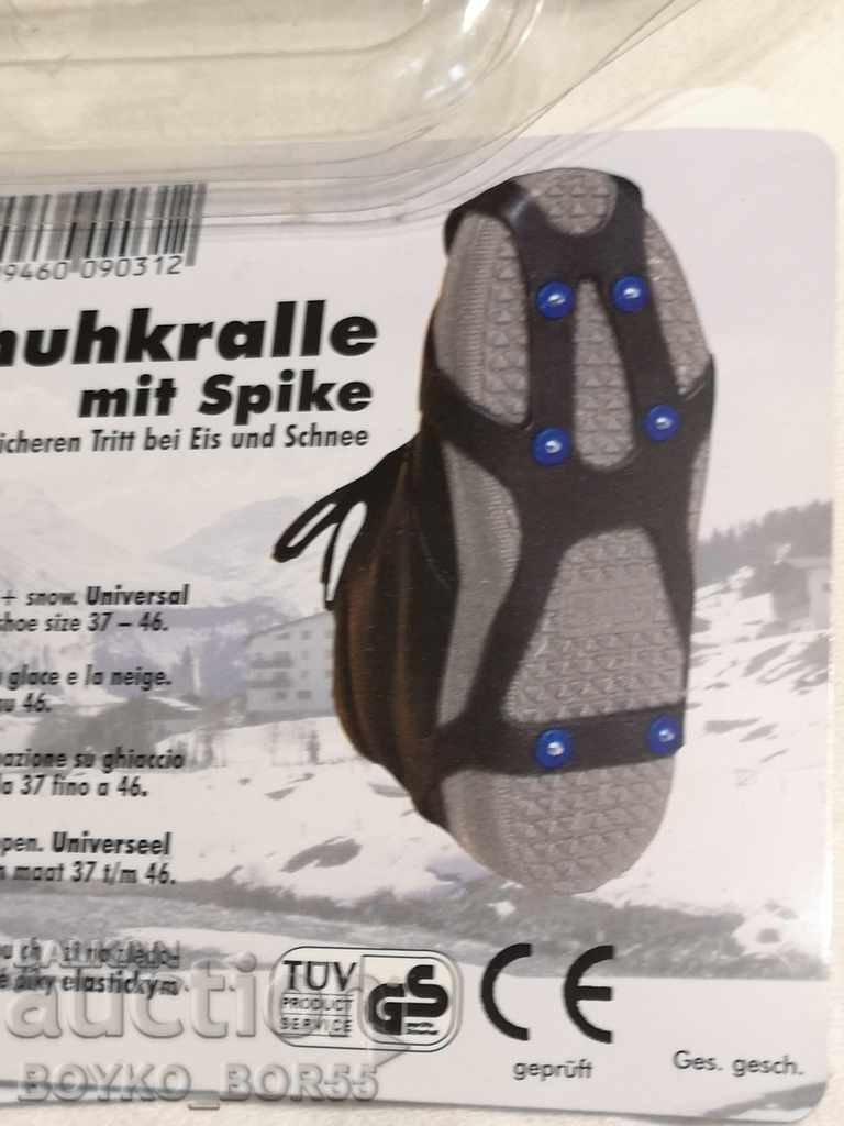 Noi țepi germani pentru pantofi de gheață cu preț 25.00 BGN | € 12.78