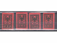 1922. Αλβανία. Φορολογικά γραμματόσημα - Νέα έκδοση.