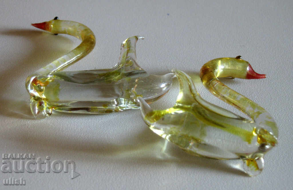 Murano Murano ζευγάρι 2Χ κύκνοι μίνι κύκνοι παλιά ειδώλια - 5 Murano Murano ζευγάρι 2Χ κύκνοι μίνι κύκνοι παλιά ειδώλια - 5