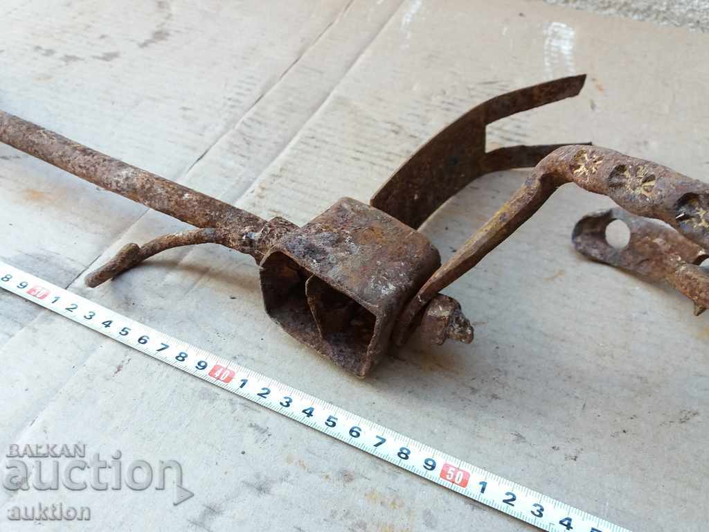 OLD MASSIVE FORGED PART OF PHYTON - ORNAMENTS - 5 OLD MASSIVE FORGED PART OF PHYTON - ORNAMENTS - 5