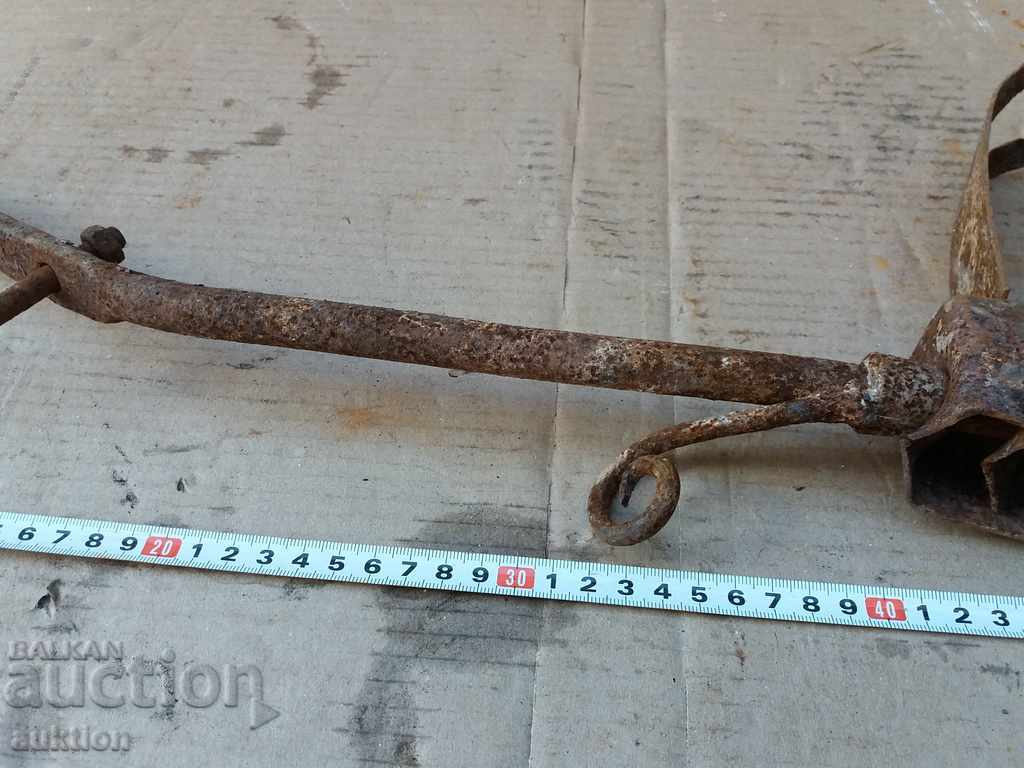 OLD MASSIVE FORGED PART OF PHYTON - ORNAMENTS - 6 OLD MASSIVE FORGED PART OF PHYTON - ORNAMENTS - 6