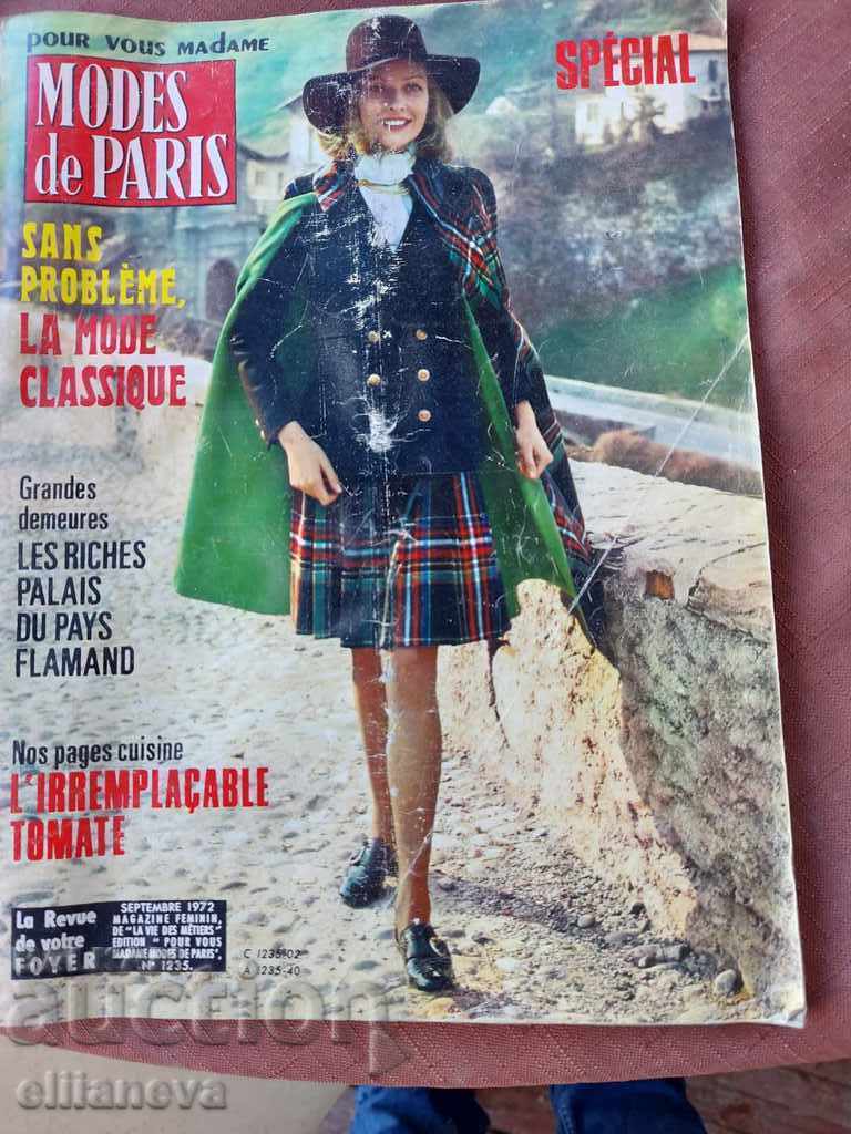 revista Modes de Paris 1972