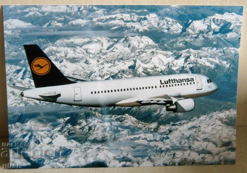 Airbus A319 Lufthansa Daimler Benz Aerospace1995 реално фото