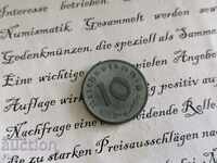 Monedă Reich - Germania - 10 pfennigs 1940; Seria D.