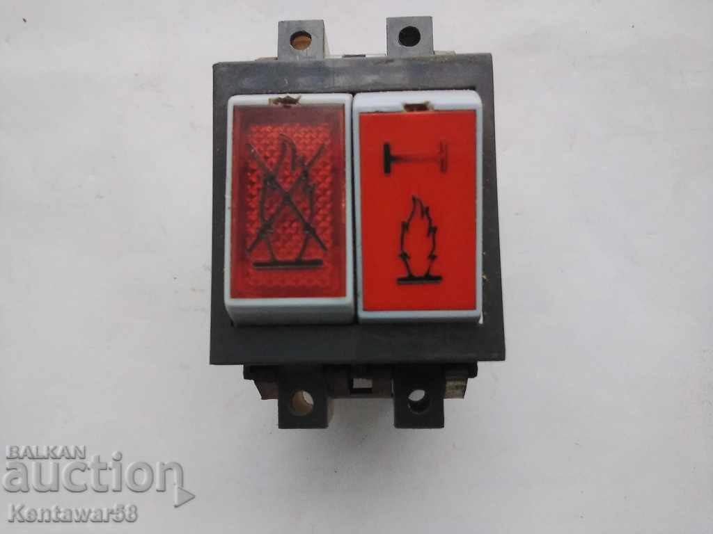 Signal lamp with switch.