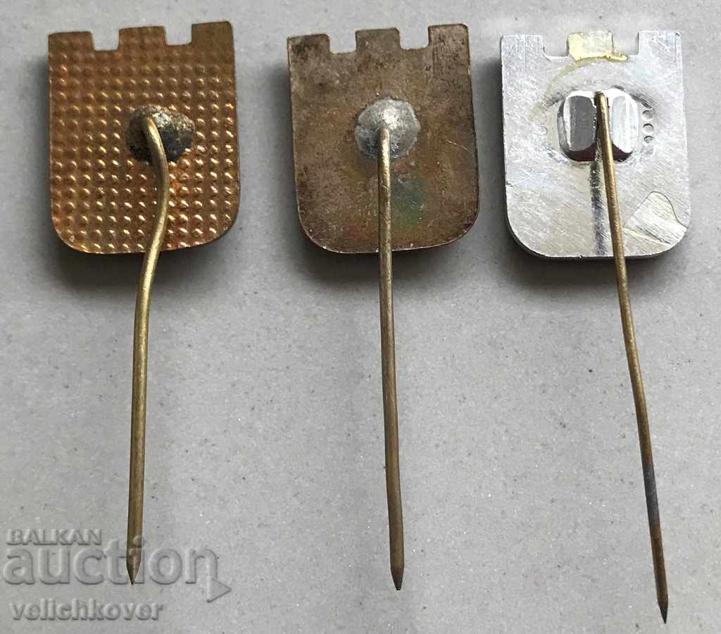 29205 Bulgaria three signs BTS Tourist Union with price 7.00 BGN | € 3.58