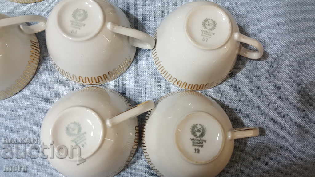 Coffee cups - 8 pieces - Bavaria - 5 Coffee cups - 8 pieces - Bavaria - 5