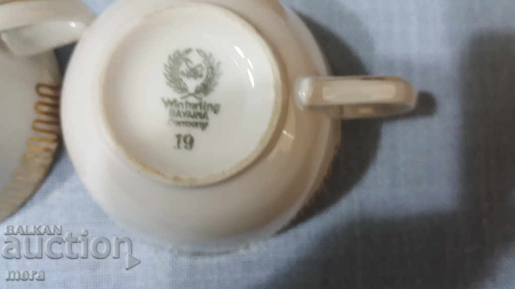 Coffee cups - 8 pieces - Bavaria - 6 Coffee cups - 8 pieces - Bavaria - 6