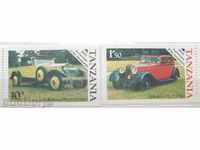 1985 Tanzania - Retro cars / 4 brands and block /