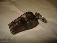 "NAME IT" whistle keychain