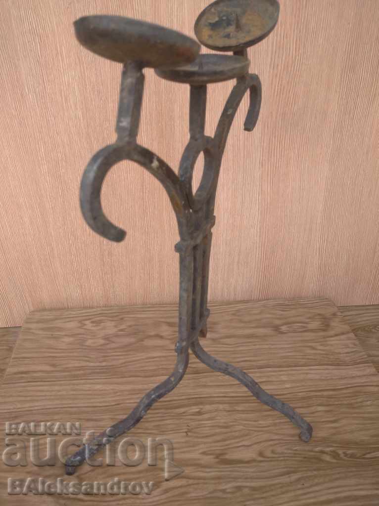 An old forged candlestick - 5 An old forged candlestick - 5