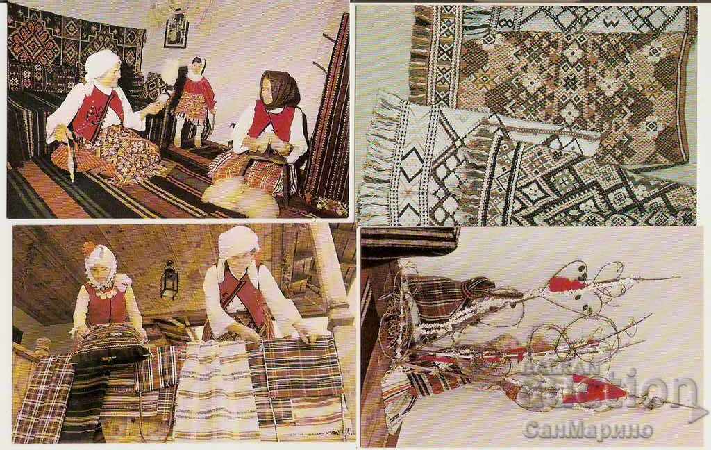 Card Bulgaria Alphabet Paintings Album - 5 Card Bulgaria Alphabet Paintings Album - 5