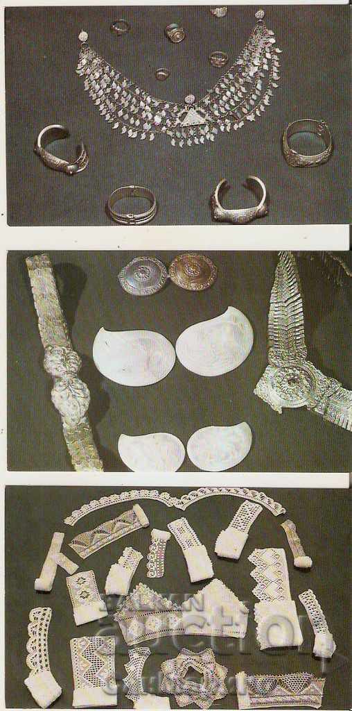 Card Bulgaria Alphabet Paintings Album - 6 Card Bulgaria Alphabet Paintings Album - 6