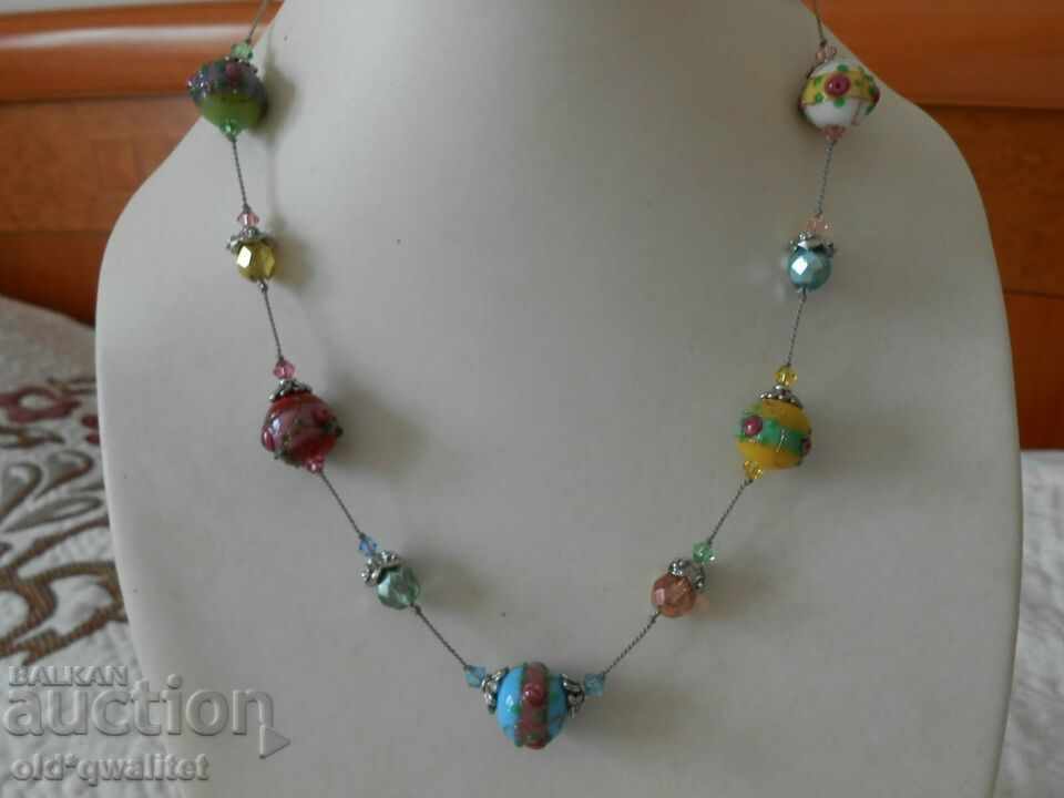 Designer NECKLACE, original style, USA stamps - 5 Designer NECKLACE, original style, USA stamps - 5