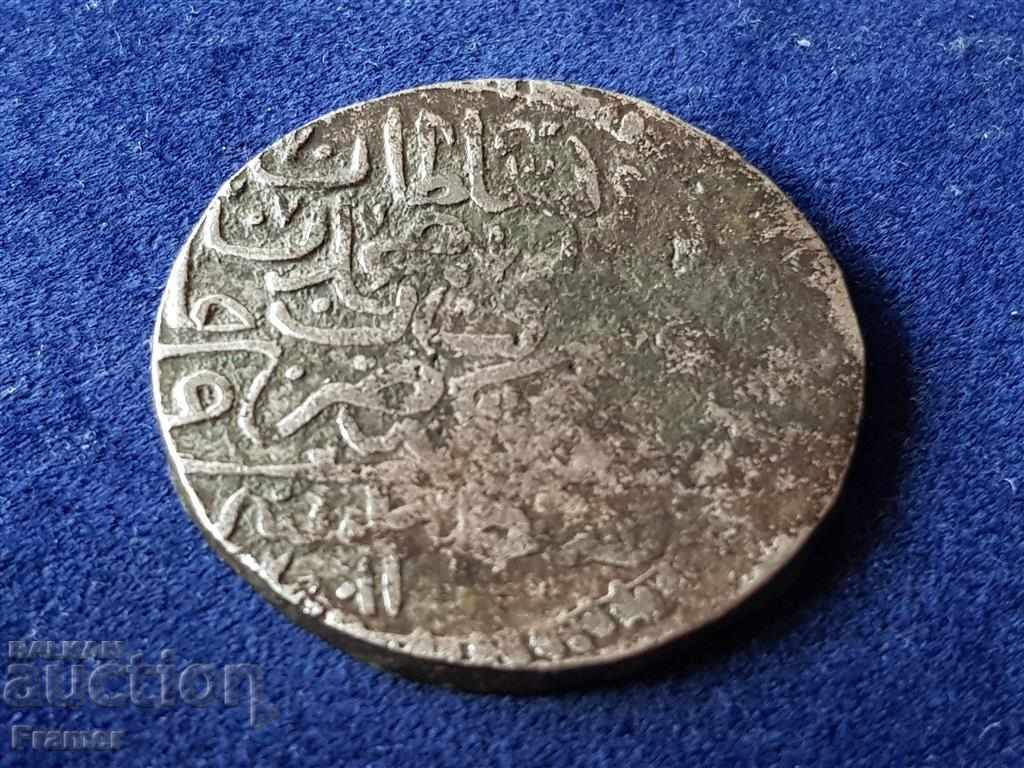 20 PERECHI RR 1106 MUSTAFA II OTTOMAN TURCIA monedă de argint