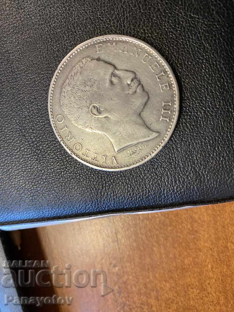 5 Lira 1901 Victor Emmanuel II 5R RARE ITALIAN COIN - 7 5 Lira 1901 Victor Emmanuel II 5R RARE ITALIAN COIN - 7