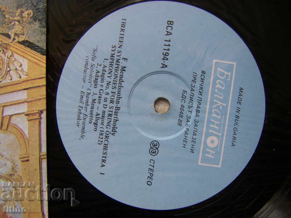 Auction ICA 11194 - Felix Mendelssohn-Bartholdi. 13 symphonies Auction ICA 11194 - Felix Mendelssohn-Bartholdi. 13 symphonies