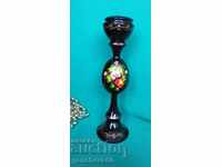 Pictură sfeșnic frumoasă rar 1991/19cm