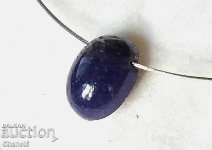 NATURAL SAPPHIRE - OVAL CABOCHON - 0.90 carats (127) with price 16.90 BGN | € 8.64 NATURAL SAPPHIRE - OVAL CABOCHON - 0.90 carats (127) with price 16.90 BGN | € 8.64