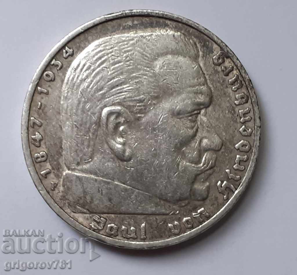 5 Mark Silver Γερμανία 1935 F III Reich Ασημένιο νόμισμα #28 με τιμή € 16.87 | 32.99 BGN 5 Mark Silver Γερμανία 1935 F III Reich Ασημένιο νόμισμα #28 με τιμή € 16.87 | 32.99 BGN