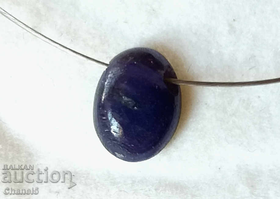 NATURAL SAPPHIRE - OVAL CABOCHON - 0.90 carats (128) with price 16.00 BGN | € 8.18 NATURAL SAPPHIRE - OVAL CABOCHON - 0.90 carats (128) with price 16.00 BGN | € 8.18