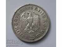 5 марки сребро Германия 1936 A III Райх  сребърна монета №26