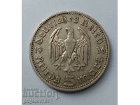 Moneda de argint 5 marci Germania 1936 D III Reich #29