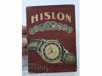 Cutie publicitară de colectare a ceasurilor elvețiene HISLON