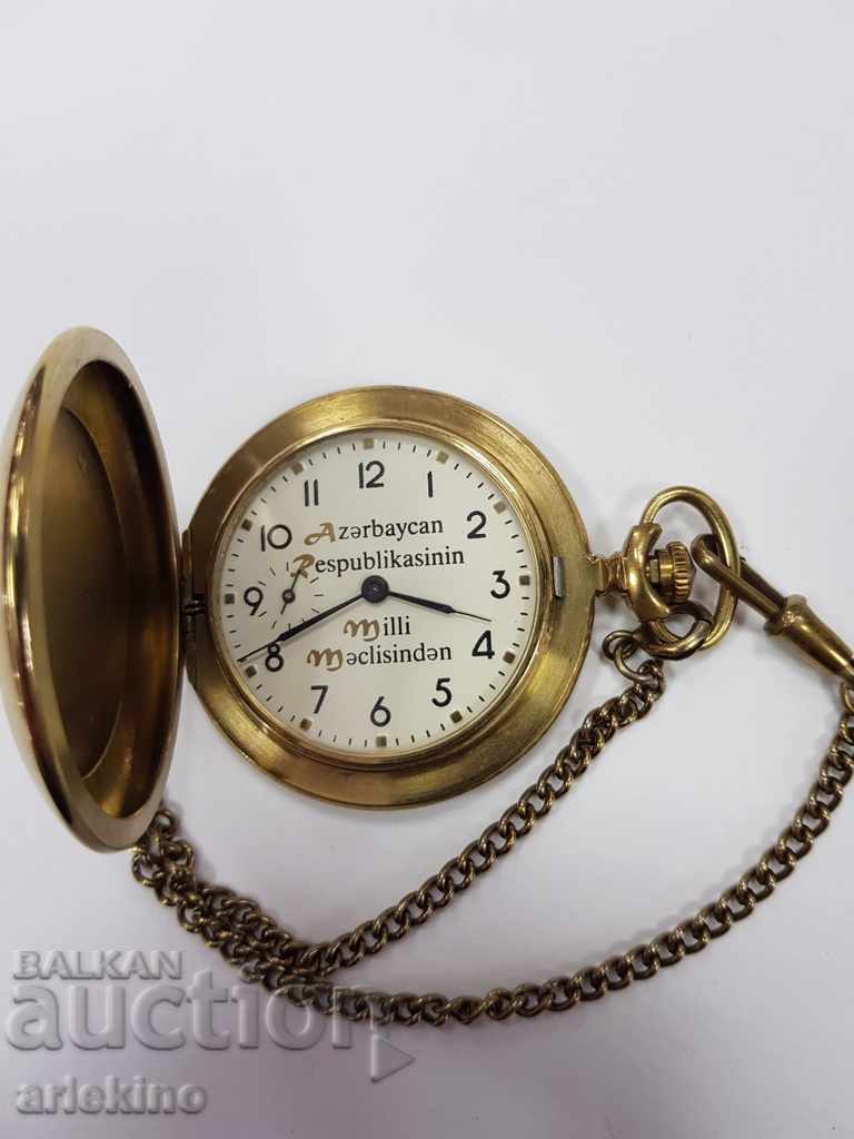 Рядък колекционен джобен часовник СССР Републики