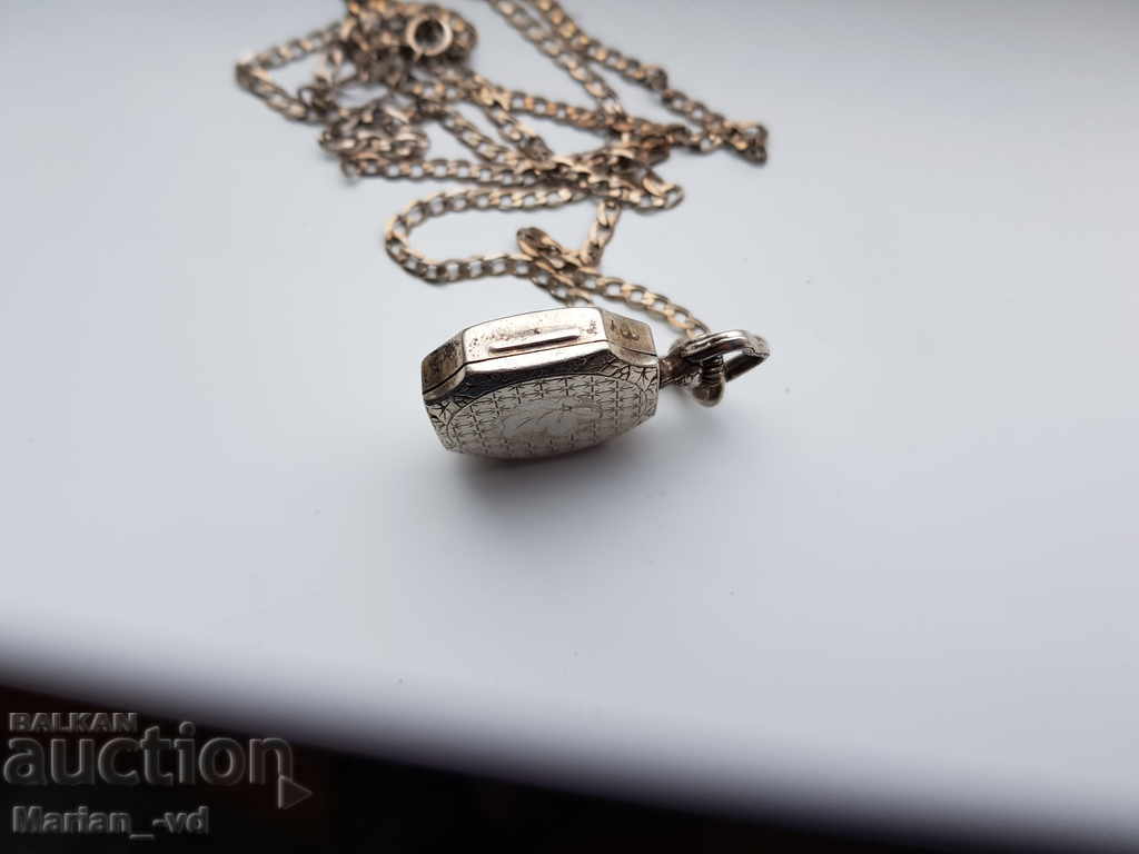 Women's silver watch with silver chain - 5 Women's silver watch with silver chain - 5