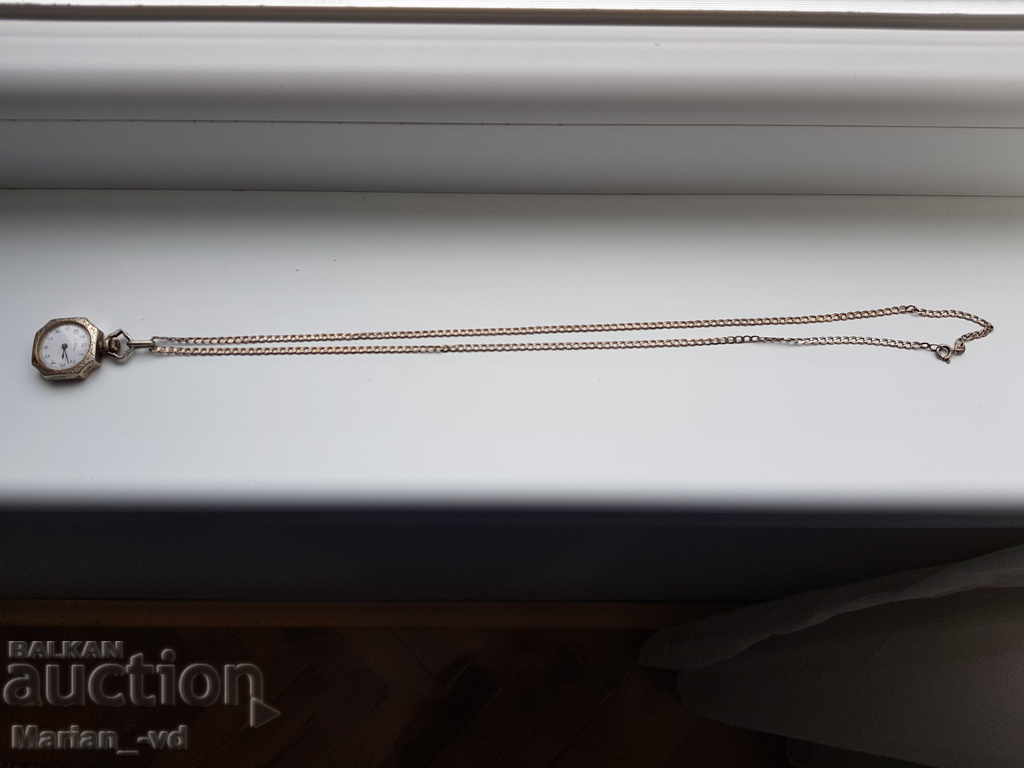 Women's silver watch with silver chain - 7 Women's silver watch with silver chain - 7